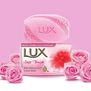 صابون لوکس 80 گرم مدل سافت تاچ (تماس نرم) – Lux soap soft touch