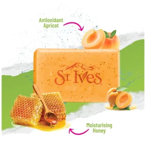 صابون مرطوب کننده سینت ایوز زردآلو و عسل 125 گرم | St.ives moisturising soap apricot & honey