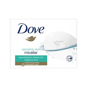 صابون داو 90 گرم بدون رایحه (ضد حساسیت) | Dove soap sensivite skin micellar